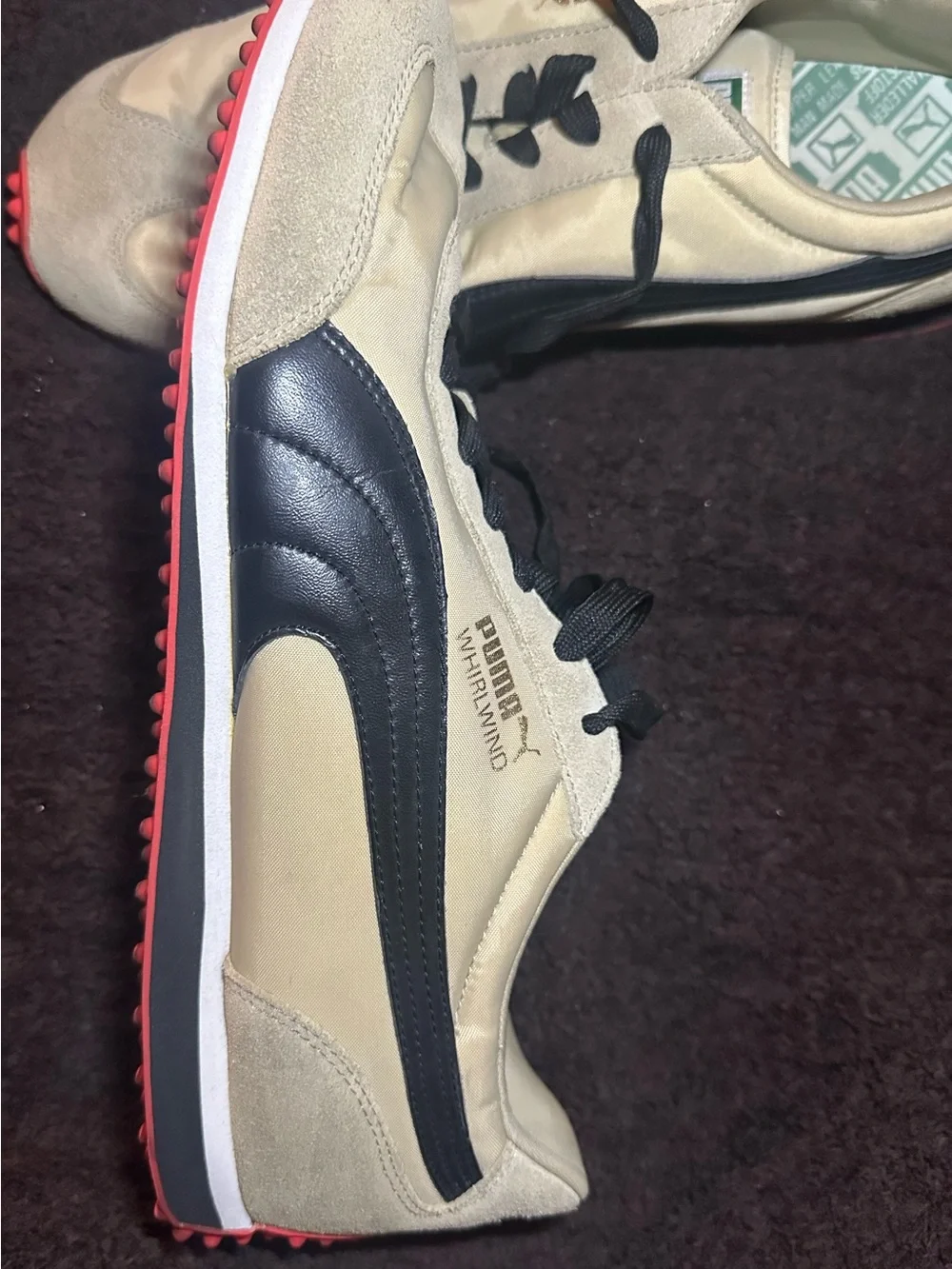 PUMA WHIRLWIND CLASSIC BEIGE BLACK